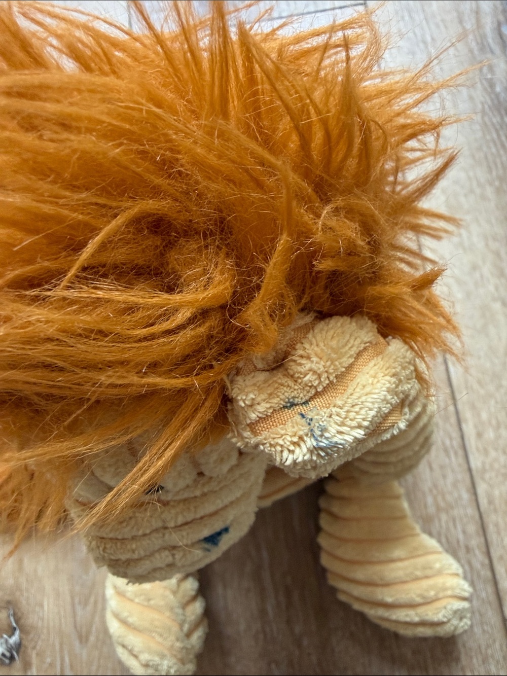JELLYCAT Medium Cordy Roy Lion Plush Stuffed Animal Corduroy 15" - Picture 4 of 7
